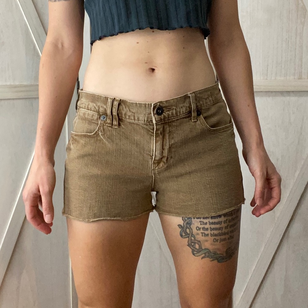 Low rise jean shorts by madewell